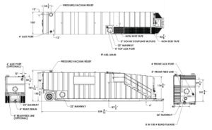 21,000 Gallon Frac Tank Schematic