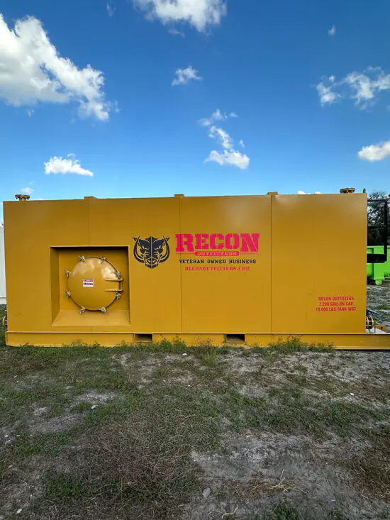 Tampa, FL - Double Wall 7k Tank - Store diesel fuel during hurricane season